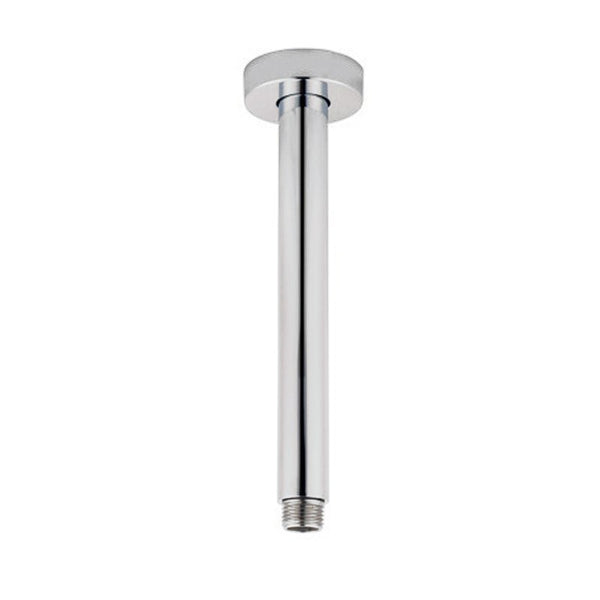 Enhance your shower with our 200mm round ceiling shower arm in chrome silver. Made from stainless steel, it offers durability and a modern look. Easy to install.-Shower Arm-Ezymall AU