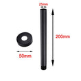 Load image into Gallery viewer, Enhance your shower with our Stainless Steel 200mm Round Ceiling Shower Arm in Gunmetal Grey. Stylish and durable. Shop now for a modern bathroom upgrade.-Shower Arm-Ezymall AU
