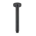 Load image into Gallery viewer, Enhance your shower with our Stainless Steel 200mm Round Ceiling Shower Arm in Gunmetal Grey. Stylish and durable. Shop now for a modern bathroom upgrade.-Shower Arm-Ezymall AU
