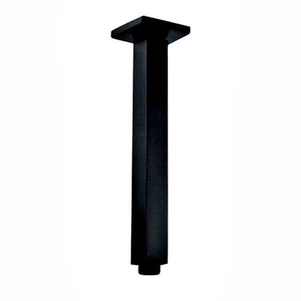 Upgrade your shower with our Stainless Steel 200mm Square Ceiling Shower Arm in Black. Durable, stylish, and easy to install. Perfect for modern bathrooms. Fast shipping Australia wide.-Shower Arm-Ezymall AU