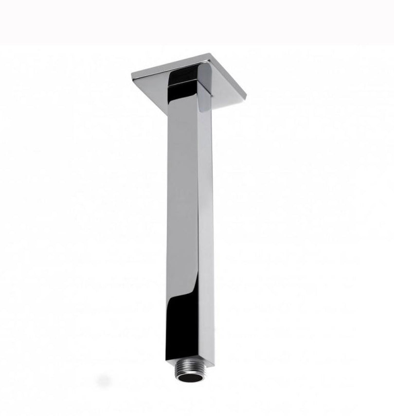 Upgrade your shower with our Stainless Steel 200mm Square Ceiling Shower Arm in Chrome Silver. Durable, stylish, and easy to install. Perfect for modern bathrooms. Fast shipping Australia wide.-Shower Arm-Ezymall AU