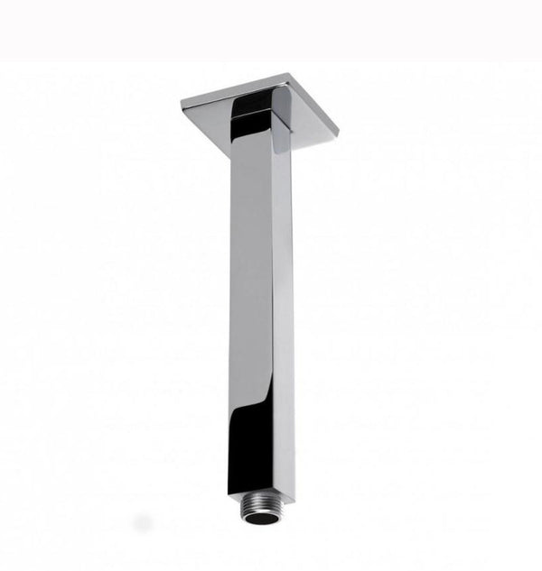 Upgrade your shower with our Stainless Steel 200mm Square Ceiling Shower Arm in Chrome Silver. Durable, stylish, and easy to install. Perfect for modern bathrooms. Fast shipping Australia wide.-Shower Arm-Ezymall AU