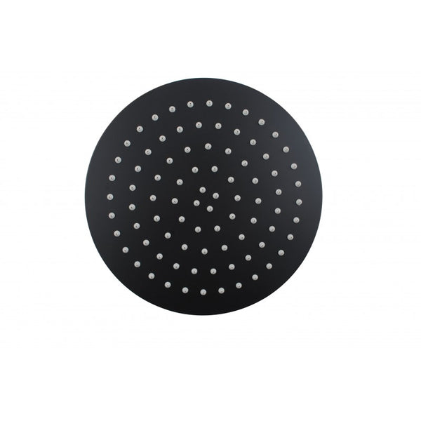 Upgrade your shower with our 250mm Stainless Steel Round Shower Head in Black. Enjoy a modern design and rainfall shower experience. Shop now at Ezymall Australia!-Hand Held Shower Head-Ezymall AU