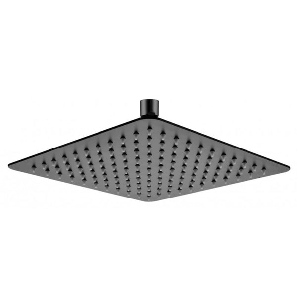 Experience a modern shower with our Stainless Steel 250mm Shower Head. Square design with a sleek black finish. Durable, stylish, and easy to install.-Hand Held Shower Head-Ezymall AU