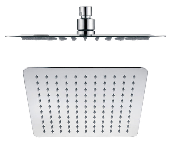 Experience a luxurious shower with the Stainless Steel 250mm Shower Head Square in Chrome Silver. This shower head provides a wide and even spray for a relaxing shower experience. Shop now!-Hand Held Shower Head-Ezymall AU
