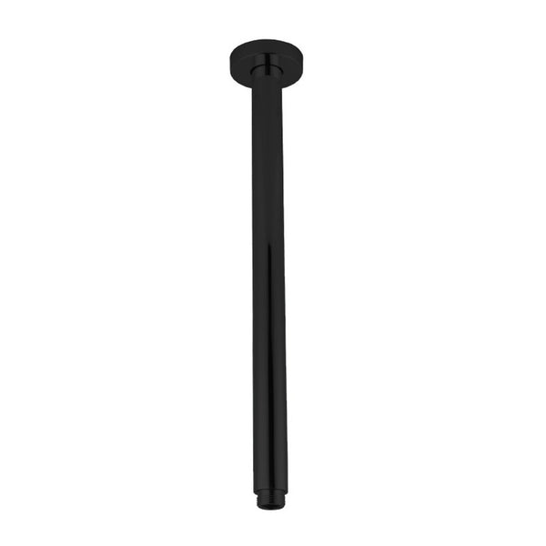 Get the Stainless Steel 400mm Round Ceiling Shower Arm in Black. This shower arm provides a sleek and modern look while securely mounting your shower head. Durable and stylish. Shop now!-Shower Arm-Ezymall AU
