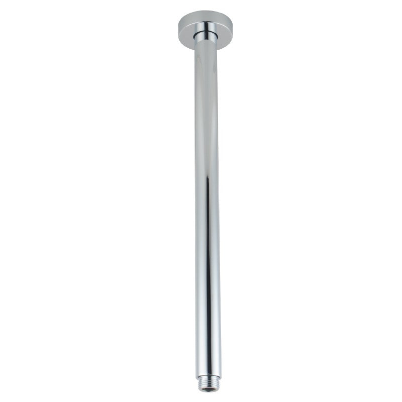 Enhance your shower with our 400mm round ceiling shower arm in chrome silver. Made from stainless steel, it offers durability and a modern look. Easy to install.-Shower Arm-Ezymall AU
