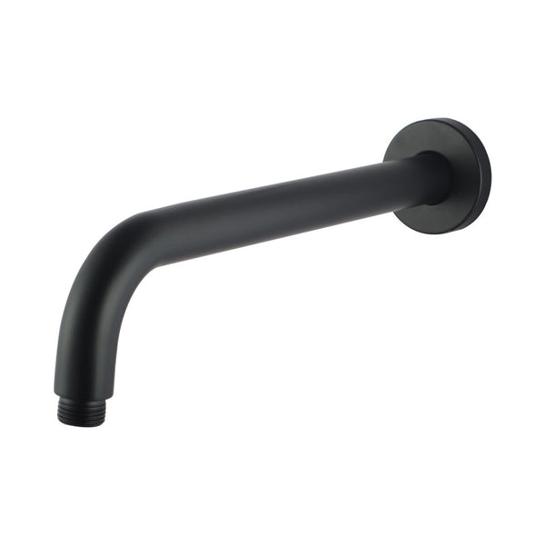 Upgrade your shower with our Stainless Steel 400mm Round Wall Shower Arm in Black. Durable, stylish, and easy to install. Perfect for modern bathrooms. Shop now!-Shower Arm-Ezymall AU