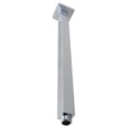 Load image into Gallery viewer, Enhance your bathroom with our Brushed Nickel Silver Stainless Steel 400mm Square Ceiling Shower Arm. Modern design, durable build. Shop now for fast delivery Australia wide.-Shower Arm-Ezymall AU
