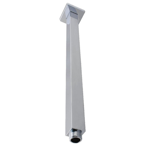 Enhance your bathroom with our Brushed Nickel Silver Stainless Steel 400mm Square Ceiling Shower Arm. Modern design, durable build. Shop now for fast delivery Australia wide.-Shower Arm-Ezymall AU