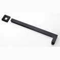 Load image into Gallery viewer, Complete your shower with this 400mm square wall shower arm in black. Made from stainless steel for durability and style. Perfect for modern bathrooms. Order now!-Shower Arm-Ezymall AU
