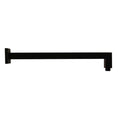 Load image into Gallery viewer, Complete your shower with this 400mm square wall shower arm in black. Made from stainless steel for durability and style. Perfect for modern bathrooms. Order now!-Shower Arm-Ezymall AU
