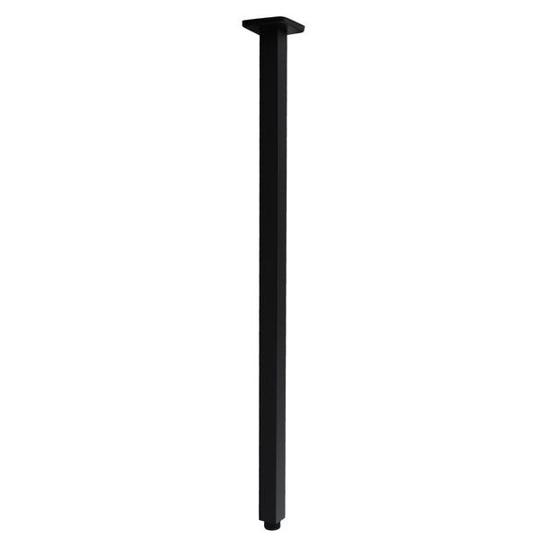 Upgrade your shower with our Stainless Steel 600mm Square Ceiling Shower Arm in Black. Durable, stylish, and easy to install. Perfect for modern bathrooms. Fast shipping Australia wide.-Shower Arm-Ezymall AU