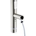 Load image into Gallery viewer, Round vertical electric heated towel rack with timer, stainless steel construction, SAA certified and Australian compliant for safe, modern bathrooms.-Heated Towel Rail-Ezymall AU
