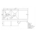 Load image into Gallery viewer, Premium 1160mm brushed brass PVD stainless steel double bowl kitchen sink with integrated drainboard, reversible installation and matching waste strainers.-Kitchen Sink-Ezymall AU
