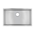 Load image into Gallery viewer, Premium 762mm handmade stainless steel single bowl kitchen sink with a deep 254mm bowl, 1.2mm thick 304 stainless steel and versatile installation options.-Kitchen Sink-Ezymall AU

