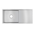 Load image into Gallery viewer, Premium 960mm stainless steel single bowl kitchen sink with reversible left or right installation, 1.2mm thick 304 stainless steel and X-flume drainage.-Kitchen Sink-Ezymall AU
