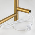 Load image into Gallery viewer, Keep your towels warm with our Stainless Steel Heated Towel Rack in Brushed Brass Gold. Features 4 round bars. Shop now at Ezymall Australia!-Heated Towel Rail-Ezymall AU
