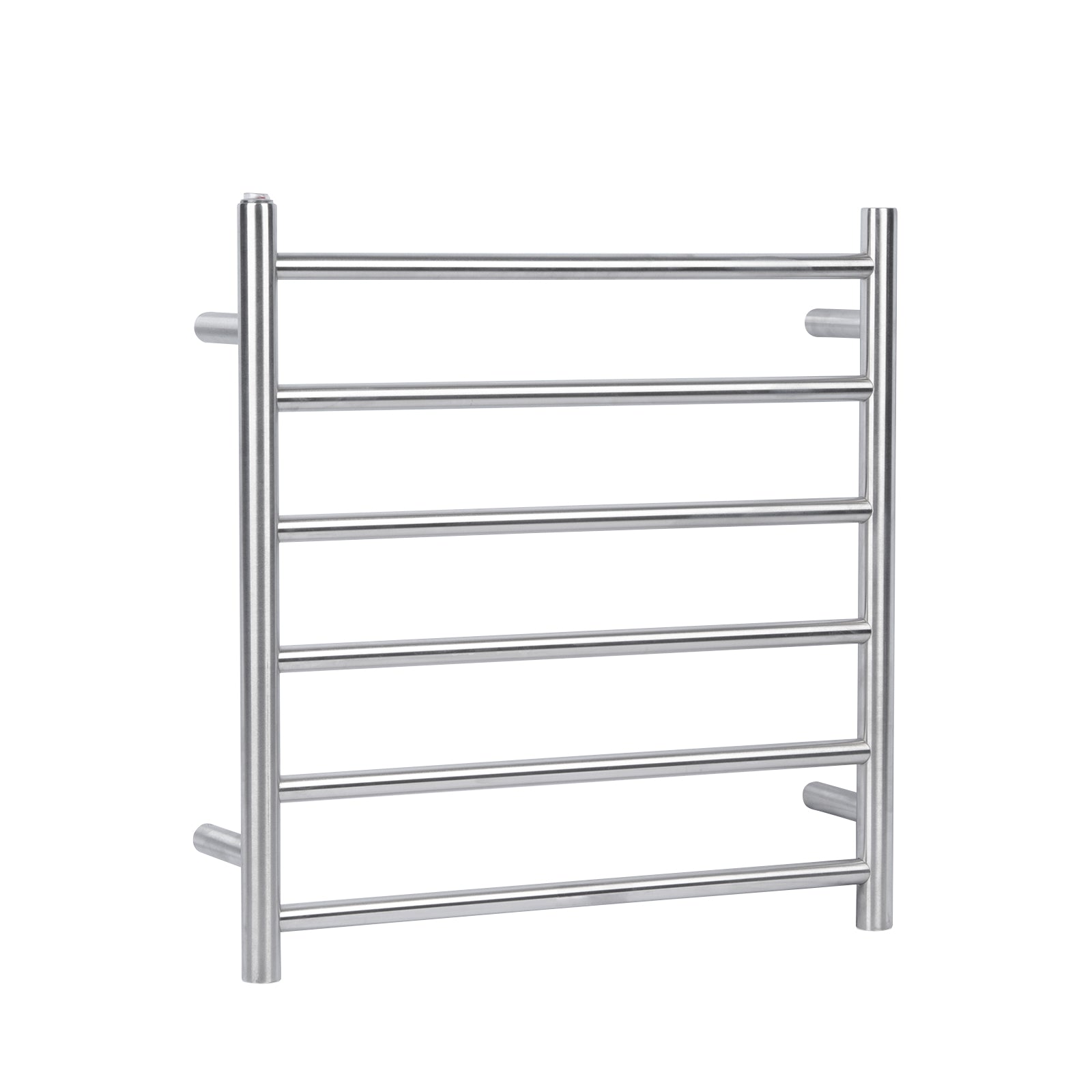 Keep your towels warm with the Stainless Steel Heated Towel Rack 6 Bars Round in Chrome Silver. Durable, stylish, and easy to install. Shop now!-Heated Towel Rail-Ezymall AU