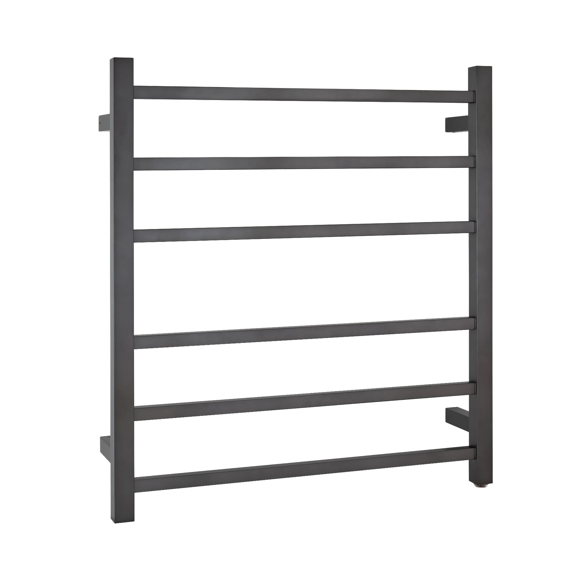 Add a touch of modern elegance to your bathroom with our Stainless Steel Heated Towel Rack featuring 6 square bars in gunmetal grey. Shop now at Ezymall Australia!-Heated Towel Rail-Ezymall AU