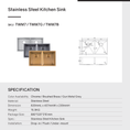 Load image into Gallery viewer, Upgrade your kitchen with our Stainless Steel Round Corner Handmade Double Bowl Kitchen Sink 820x457x230mm in Chrome Silver. Shop now at Ezymall Australia!-Kitchen Sink-Ezymall AU
