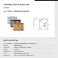 Load image into Gallery viewer, Upgrade your kitchen with our 600x450x230mm stainless steel handmade single bowl sink in chrome silver. Durable, stylish, and easy to clean. Perfect for modern homes in Australia.-Kitchen Sink-Ezymall AU
