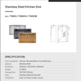 Load image into Gallery viewer, Upgrade your kitchen with this stainless steel round corner handmade single bowl kitchen sink (762*457*254mm) in chrome silver. Durable and stylish!-Kitchen Sink-Ezymall AU

