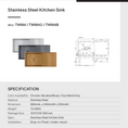 Load image into Gallery viewer, Upgrade your kitchen with this stainless steel round corner handmade single bowl kitchen sink with drain board (960*450*230mm) in chrome silver.-Kitchen Sink-Ezymall AU
