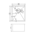 Load image into Gallery viewer, Premium 390x450mm stainless steel single bowl kitchen sink with 304 stainless steel and X-flume drainage. Ideal for compact kitchens and butler's pantries.-Kitchen Sink-Ezymall AU

