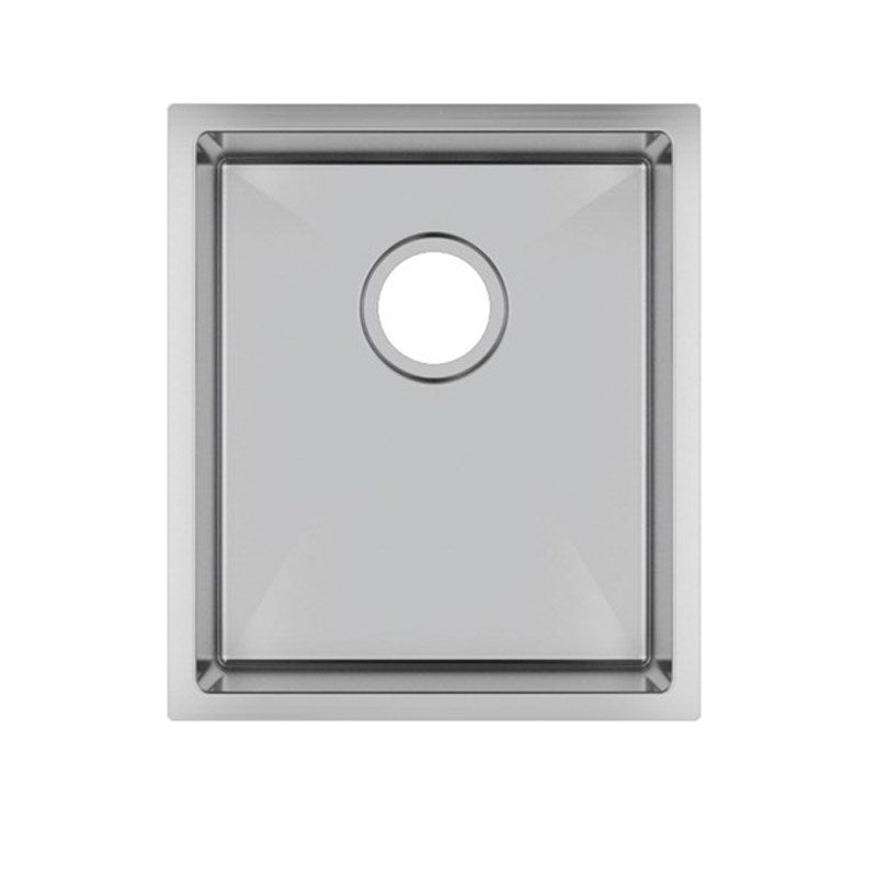 Premium 390x450mm stainless steel single bowl kitchen sink with 304 stainless steel and X-flume drainage. Ideal for compact kitchens and butler's pantries.-Kitchen Sink-Ezymall AU