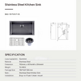 Load image into Gallery viewer, Premium 762x457mm gunmetal PVD stainless steel kitchen sink with a deep 254mm bowl, matching basket waste, bottom grid and versatile installation options.-Kitchen Sink-Ezymall AU
