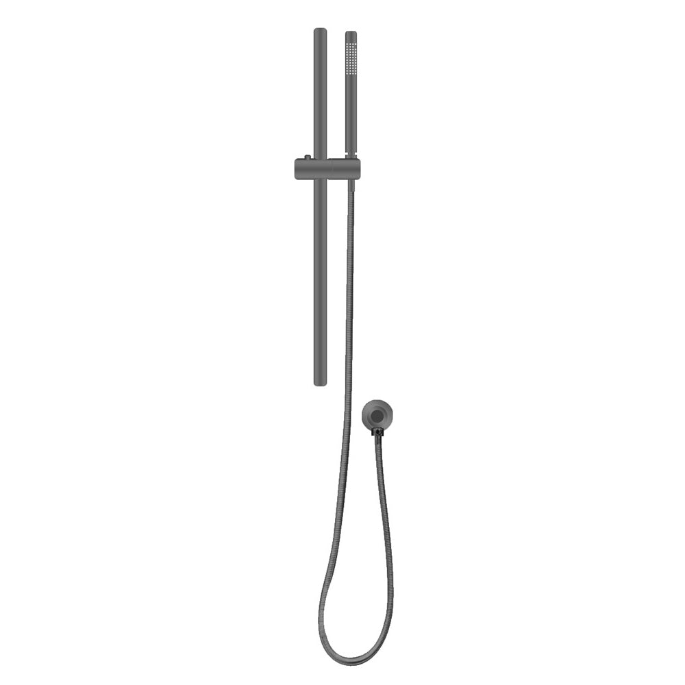 Upgrade your bathroom with this gunmetal dark grey shower rail. Made with stainless steel & solid brass, includes handheld shower. Shop now for fast Australia wide shipping.-Shower Station-Ezymall AU