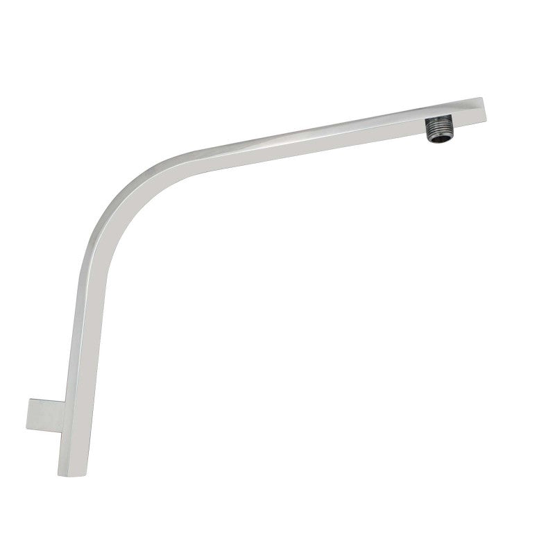 Enhance your shower with our Stainless Steel Square Gooseneck Wall Shower Arm in Chrome Silver. Durable, stylish, and easy to install. Shop now for quality at Ezymall!-Shower Arm-Ezymall AU