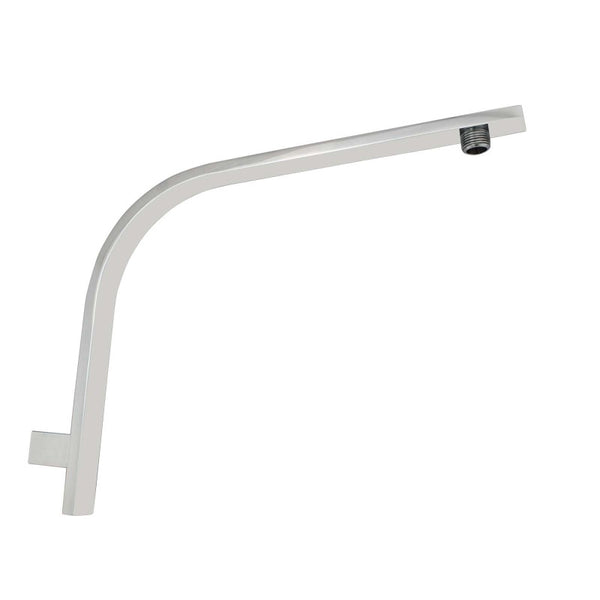 Enhance your shower with our Stainless Steel Square Gooseneck Wall Shower Arm in Chrome Silver. Durable, stylish, and easy to install. Shop now for quality at Ezymall!-Shower Arm-Ezymall AU
