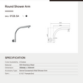 Load image into Gallery viewer, Upgrade your bathroom with our Stainless Steel Swivel Curved Wall Shower Arm in Black. Enjoy flexibility and modern design. Shop now at Ezymall Australia!-Shower Arm-Ezymall AU
