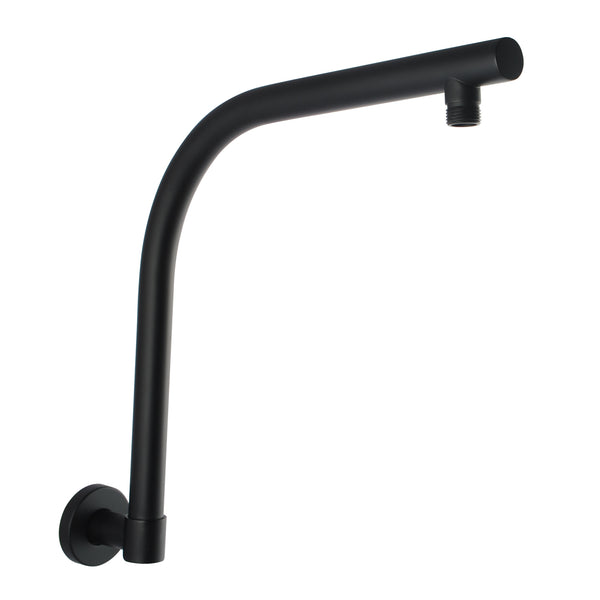Upgrade your bathroom with our Stainless Steel Swivel Curved Wall Shower Arm in Black. Enjoy flexibility and modern design. Shop now at Ezymall Australia!-Shower Arm-Ezymall AU