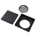 Load image into Gallery viewer, Upgrade your shower with our Stainless Steel Tile Insert Drain. Measuring 120x120mm and finished in black, this drain combines functionality with a sleek, modern design. Durable and stylish.-Floor Waste-Ezymall AU
