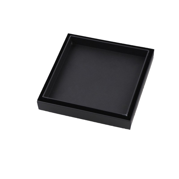 Upgrade your shower with our Stainless Steel Tile Insert Drain. Measuring 120x120mm and finished in black, this drain combines functionality with a sleek, modern design. Durable and stylish.-Floor Waste-Ezymall AU