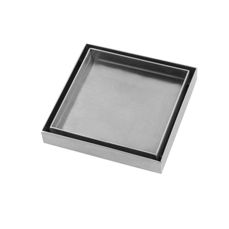 Get this stainless steel tile insert drain (120x120mm) in chrome silver. Durable, stylish, and easy to install. Perfect for any modern bathroom. Shop now!-Floor Waste-Ezymall AU