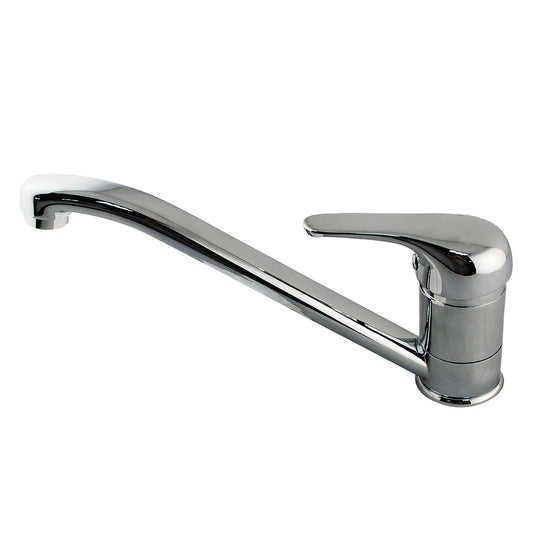 Standard Kitchen Mixer – Chrome Silver front view on a white background