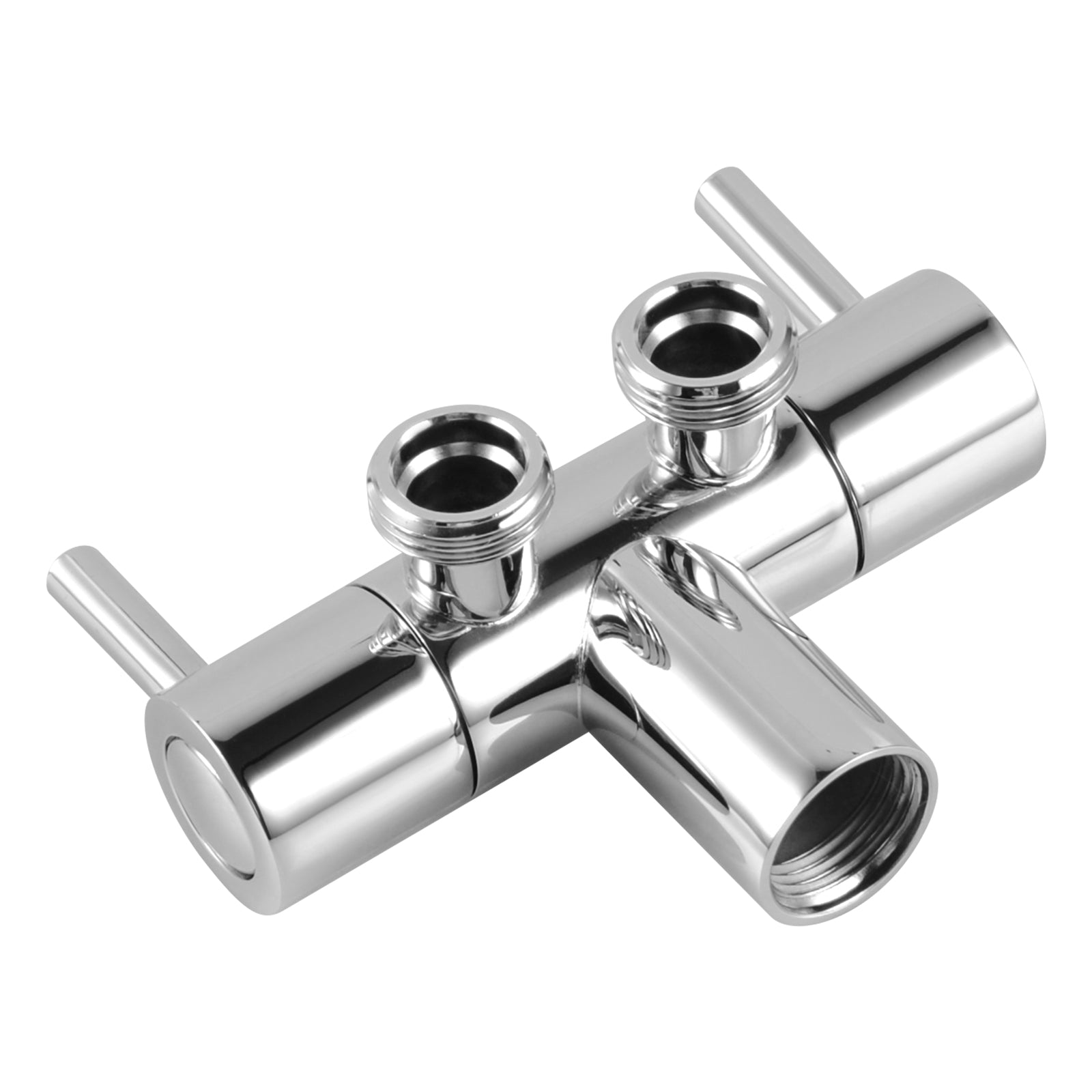 Get independent control with our Tap for Toilet Dual Control Bidet Valve in Chrome Silver. Easy to install and use, providing enhanced hygiene and convenience.-Bidet-Ezymall AU