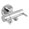 Load image into Gallery viewer, Get independent control with our Tap for Toilet Dual Control Bidet Valve in Chrome Silver. Easy to install and use, providing enhanced hygiene and convenience.-Bidet-Ezymall AU

