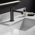 Load image into Gallery viewer, CADDENCE Short Basin Mixer - Solid Brass - Gunmetal Grey
