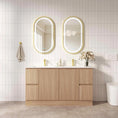 Load image into Gallery viewer, Upgrade your bathroom with the RITA 1480mm Freestanding Vanity. Elegant Oak finish, 2 doors, 4 drawers and premium top options available.-Vanity-Cabinet Only-Kickboard-Ezymall AU
