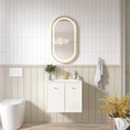 Load image into Gallery viewer, Upgrade your bathroom with the Seattle 600mm Wall Hung Vanity. Matt White finish, two-door storage and premium top options available.-Vanity-Cabinet Only-Ezymall AU

