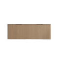 Load image into Gallery viewer, Vienna 1200mm Wall Hung Fluted Vanity Cabinet - American Oak
