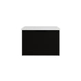 Load image into Gallery viewer, Vienna 600mm Wall Hung Fluted Vanity Cabinet - Matte Black
