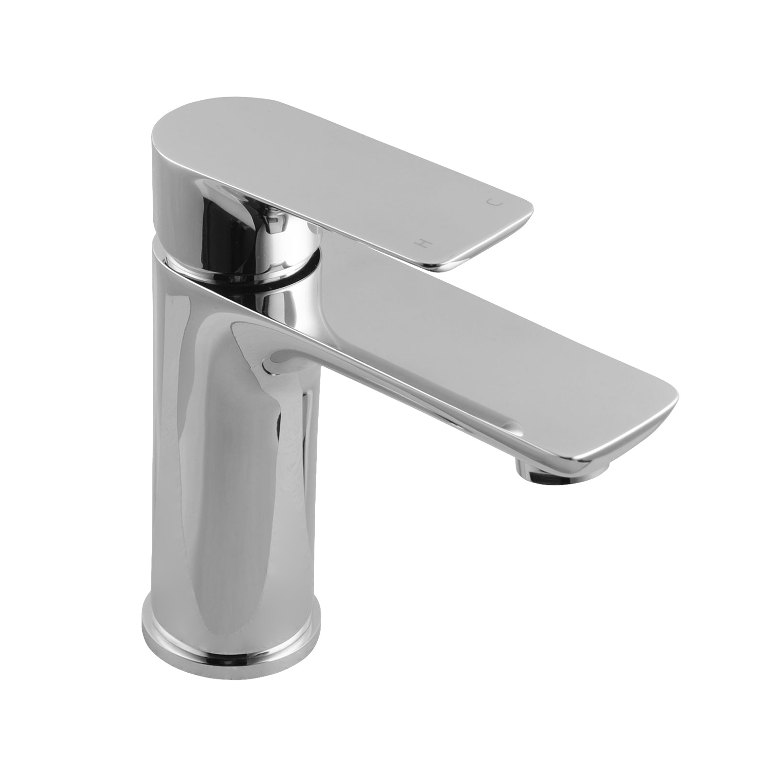 Get the VOG Solid Brass Short Basin Mixer in chrome silver for your bathroom. Durable, stylish, and easy to install. Shop now for a modern touch!-Basin Mixer-Ezymall AU