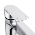 Load image into Gallery viewer, Get the VOG Solid Brass Short Basin Mixer in chrome silver for your bathroom. Durable, stylish, and easy to install. Shop now for a modern touch!-Basin Mixer-Ezymall AU
