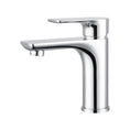 Load image into Gallery viewer, Get the VOG Solid Brass Short Basin Mixer in chrome silver for your bathroom. Durable, stylish, and easy to install. Shop now for a modern touch!-Basin Mixer-Ezymall AU
